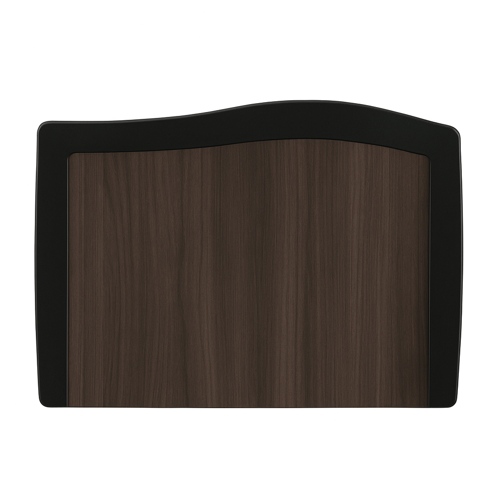 Conjunto cabeceiras modelo ondulado e grades em mdf (ref. 10.AC.1141)