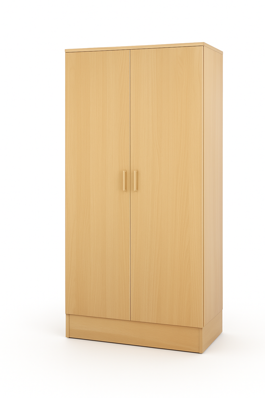 Roupeiro em melamina c/ 2 portas + 2 gavetas exteriores (ref. 10.AR.1150)