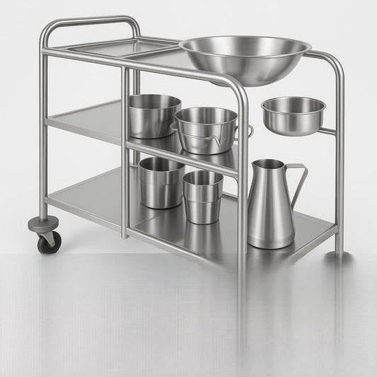 Carro de higiene em aço inoxidável (ref. 10.CR.1505)