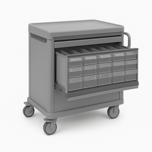 Carro unidoses c/ 2 cassetes (ref. 10.CR.1586)