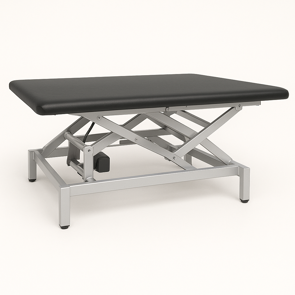 Divã neurológico ou mesa de bobath, estrutura em aço, acabamento epoxy (ref. 10.DV.1685)
