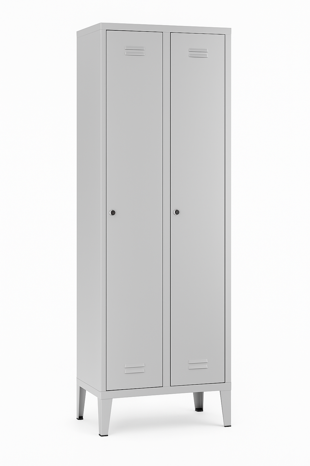Armário ves�ário, duplo, em aço c/ acabamento epoxy (ref. 10.VE.3005)