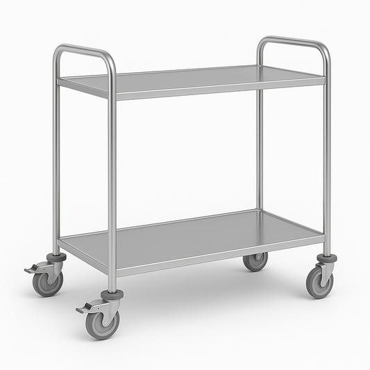 Carro de transporte de roupa limpa em aço inoxidável (ref. 10.1571.A.3156)