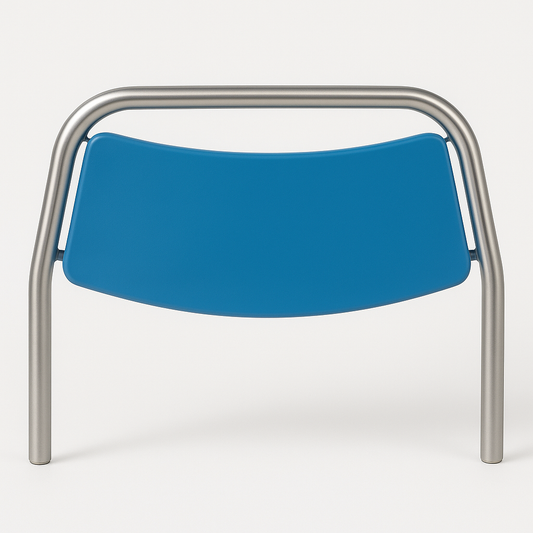 Conjunto cabeceiras em fenólico c/aro em aço inox p/ cama hospitalar mododelo inês (ref. 10.AC.1057)