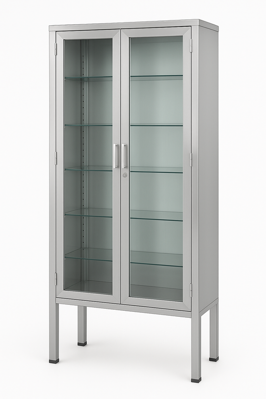 Armário de medicamentos, c/2 portas vidro (ref. 10.AR.1111)