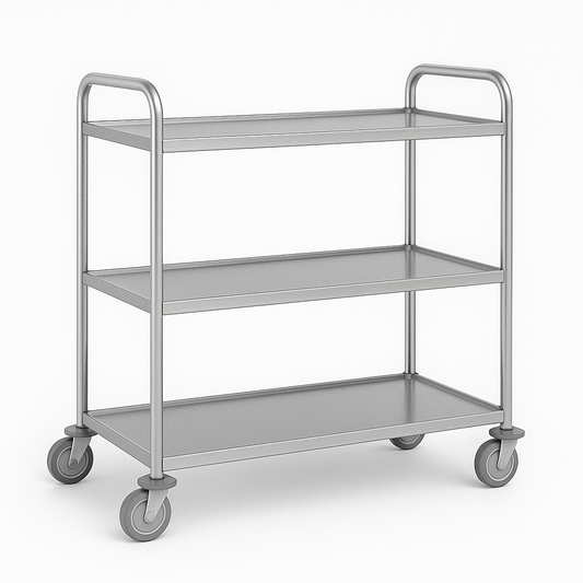 Carro de transporte de roupa limpa em aço inoxidável (ref. 10.CR.1571)