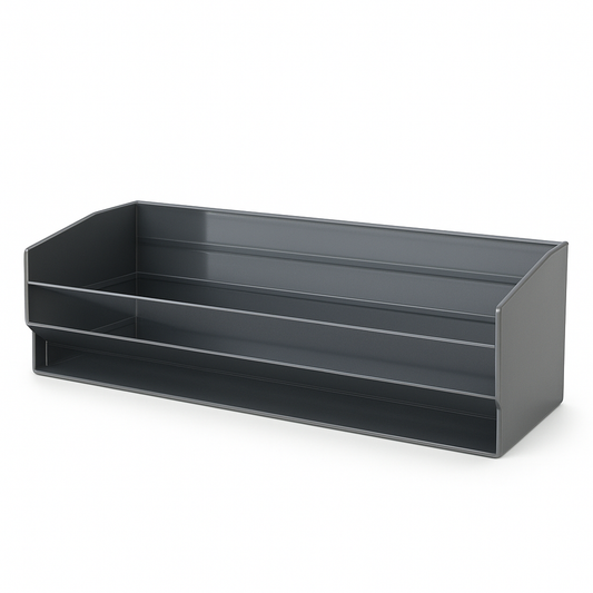 Tabuleiro suporte contaminados c/ sup. fix. em inox (ref. 10.CR.1589.Q)